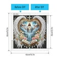 thumbnail image 2 of 5D DIY Diamond Painting Kit, Religious Jesus Pattern Home Decor Handicraft, Complete Tool Kit Included, 15.7x15.7in, 2 of 4