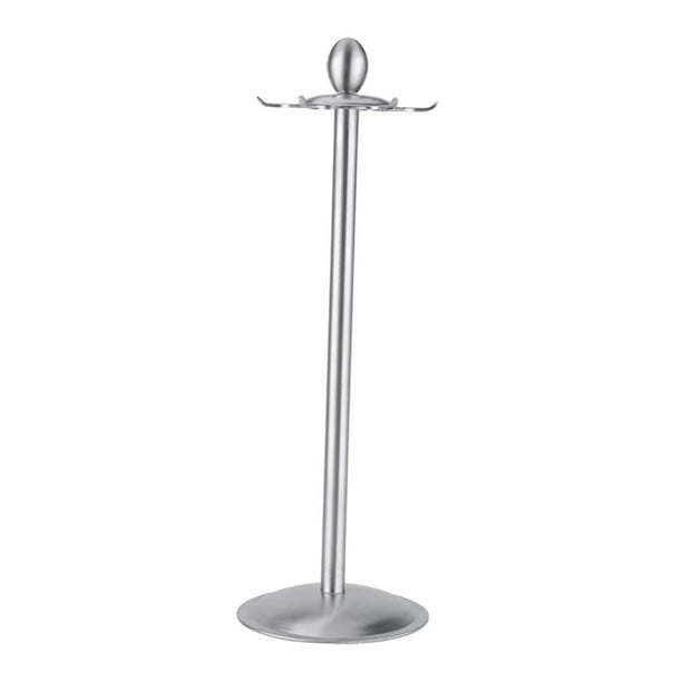 Organizador de utensilios de cocina de acero inoxidable, giratorio 360 grados para encimera. Estilo A