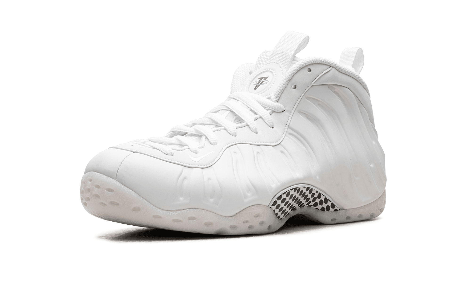 NIKE MENS Air Foamposite One "Triple White" HJ5195 100 HJ5195 100 from Stadium Goods