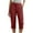Wine, variant on Besolor Womens Cargo Capris Pants High Waisted Rolled Hem Summer Casual Hiking Outdoor Cropped Trousers with Pockets