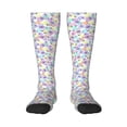 thumbnail image 1 of Balery Butterflies on Polka Dots Calcetines novedosos Calcetines deportivos Calcetines hasta la rodilla Calcetines de algodón Calcetines originales y geniales, 1 of 6