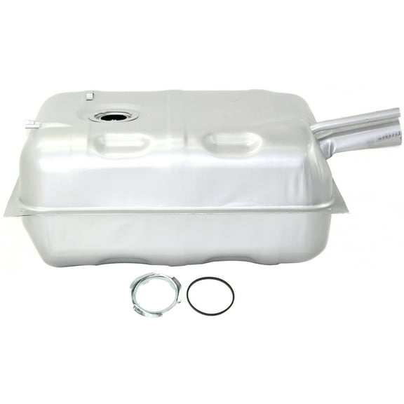 Fuel Tank Compatible with JEEP CJ-SERIES 1973-1976 Steel Silver 15 Gal./57 Liters 25-1/4 x 18-1/4 x 10-7/8 in.