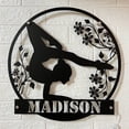 thumbnail image 2 of Handmadetneonsign Personalized Yoga Pose Metal Wall Art Led Light, Custom Gymnastic Metal Led Sign, 2 of 4
