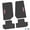 Black w/ Pink Insert, variant on Flextread Floor Mats for 07-13 Jeep Wrangler JK 2-Door - Mopar Licensed Factory Fit - Rugged Woods Camouflage w/ Orange Jeep Insert - 100% Made in USA