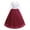 Wine Red, variant on Flower Girls 3/4 Sleeve Deep V-Back Tulle Vintage Lace Wedding Party Long Dress Princess Communion Pageant Maxi Gown 5-6 Years Pink