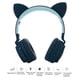 thumbnail image 2 of Audífonos Bluetooth Diadema 3.5 VIMI Con Orejas De Gato Luz LED Radio Azul Marino, 2 of 4