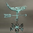 thumbnail image 7 of Contrast Verdigris Copper Whale Tabletop Weathervane w/ Optional Fence Mount, 7 of 7