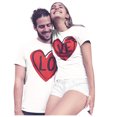 thumbnail image 3 of EQWLJWE Love Heart Graphic Shirts for Men Valentine's Day T Shirt Teen Girls Cute Lover Gift Tee Top, 3 of 5
