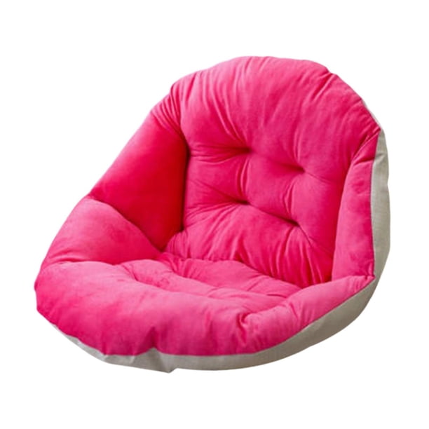 Cojín para hamaca mecedora con respaldo, 45x45 cm. Cojín para asiento de cesta colgante. Rosa