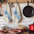 thumbnail image 6 of Hydrangea Eucalyptus Kitchen Towels Set of 3, Summer Botanical Vintage Beige Absorbent Dish Towels for Kitchen, Microfiber Hand Towel, Quick Drying Tea Towel for Cleaning Decorative Dishcloths, 6 of 7