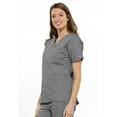 thumbnail image 3 of Cherokee V-Neck Scrub Top for Women with 3 Pockets & Dolman Sleeve - 4700, 3 of 6