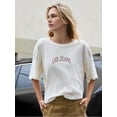 thumbnail image 2 of Lee® Women's Short Sleeve Cropped Varsity Tee, 2 of 7