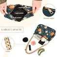thumbnail image 2 of FORMRS Womens Shoulder Bag with Chain Strap Clutch Purse Cute Tote Handbag, Green Floral Oranges, 2 of 7