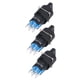 thumbnail image 2 of Interruptor giratorio 25 piezas Interruptor selector 3 posiciones Autoblocante Redondo 16 mm con luz verde para máquinas herramienta Textiles Industria ligera BEM‑LA16‑22XD/31‑Y‑G(CA/CC12V), 2 of 14