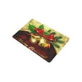 thumbnail image 2 of CADecor Funny Santa Claus and Deer Door Mat Home Decor, Christmas Trees Indoor Outdoor Entrance Doormat 23.6x15.7 Inches, 2 of 2