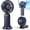 Deep Blue, variant on Portable Handheld Fan,  Operated Fan with Base, 8 Hours, Digital Display, 5 Speeds, 90? Ajustable,  Mini Fan for Outdoor Indoor