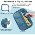 thumbnail image 3 of Bento Box 1300 ml-4 Compartimentos, Fiambrera para Niños, Contenedor de Almuerzo para Adultos/Niños/Pequeños, Fiambrera Bento Apta para Microondas, Lavavajillas y Frigorífico sin BPA (, 3 of 5