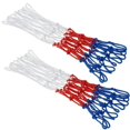 thumbnail image 1 of 2 Pack Filets de Basketball en Nylon, 12 Trous Remplacement Multicolore, pour Panier de Basketball Intérieur/extérieur, 1 of 4