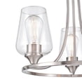 thumbnail image 6 of 9723-BN Millennium Lighting Ashford - 3 Light Chandelier-19 Inch Tall and 18 Inch Wide-Brushed Nickel Finish    -Traditional Installation, 6 of 6