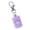 B, variant on Multi Use Refillable Bottle Keychain Cap Accessory Securely Carries Liquid Cosmetics In Stylish Design