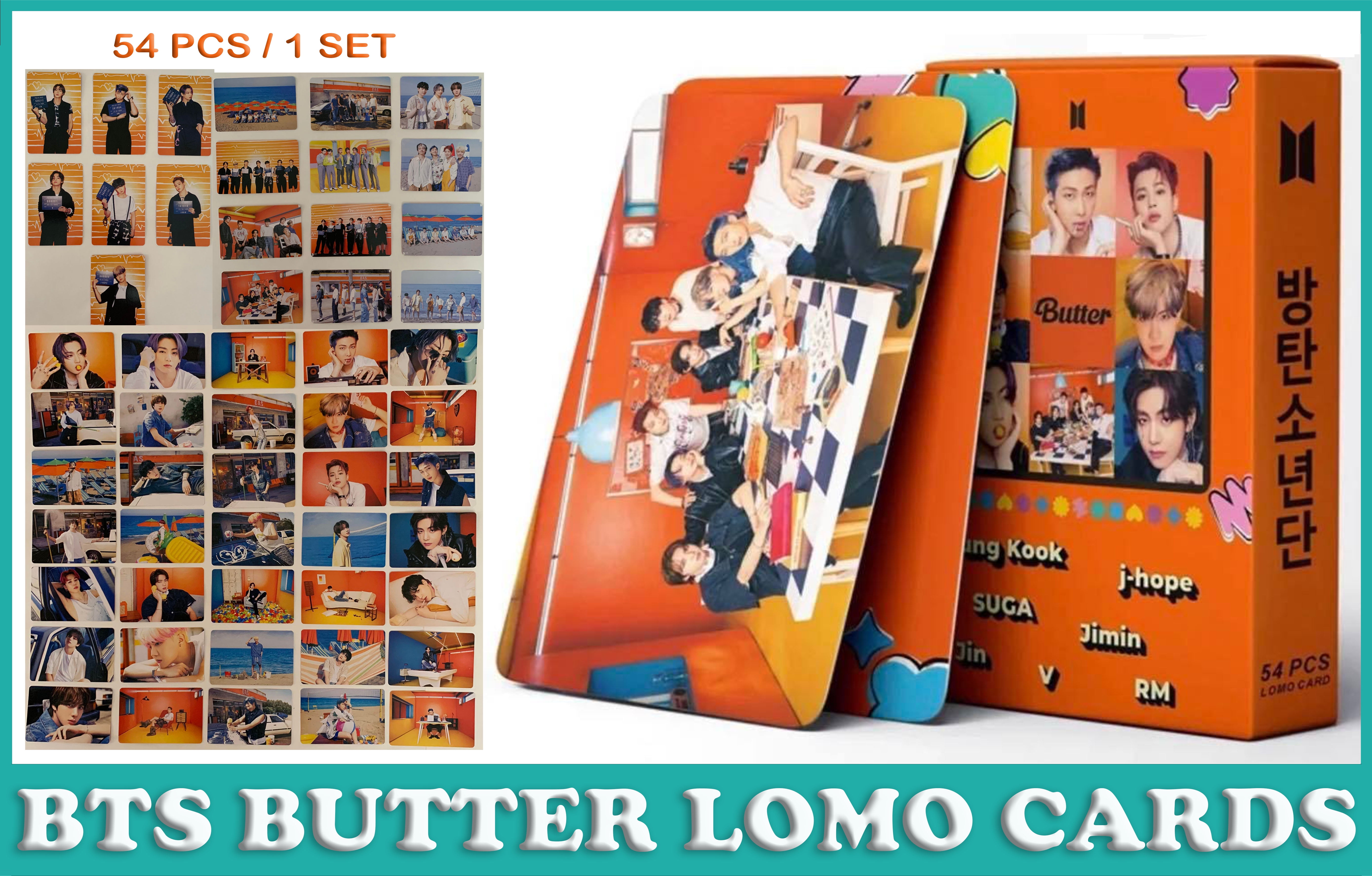 Buy 8 Pack/240 Pcs BTS Merchandise Lomo Card KPOP Photocards Butter  Greeting Card with Postcards Box Online at desertcartEcuador