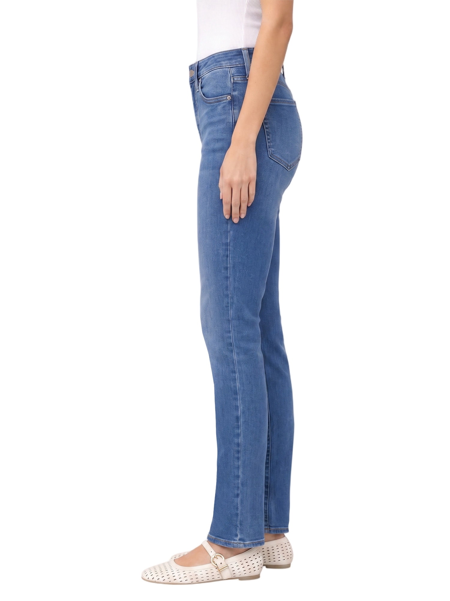 NYDJ Women’s Sheri Slim Straight Jean, Sizes 2-24, featuring Lift Tuck® Technology