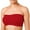 Ruby, variant on Women's Plus Size Removable Pads Ruched Bandeau Tube Bras