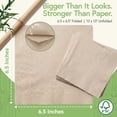 thumbnail image 4 of Jenvita Bamboo Everyday Disposable Napkins 2-Ply White, 250 Pack, 4 of 9