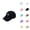 Black, variant on Kids Baseball Hat For Boys Girls 2-8 Years - Macaron Color Series Letter M Design Sun Protection Caps, Lightweight Fashionable Outdoor Apparel For Summer Vacation & Daily Use