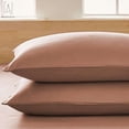 thumbnail image 4 of Gustave Pillowcases Set of 2 with Envelope Closure, Ultra Soft Pure Cotton Bed Pillow Covers "Queen, Coffee", 4 of 8