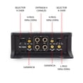 thumbnail image 4 of Mini Amplificador 4 Canales 740w Rms Soundstream Tm-740x4 Clase D Alta Potencia Car Audio Profesional 2 Ohms Estable 600w, 4 of 5