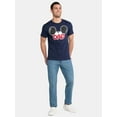 thumbnail image 2 of Disney Men's Mickey Mouse Dad Cotton Graphic Tee with Short Sleeves, Sizes S-XL, 2 of 5