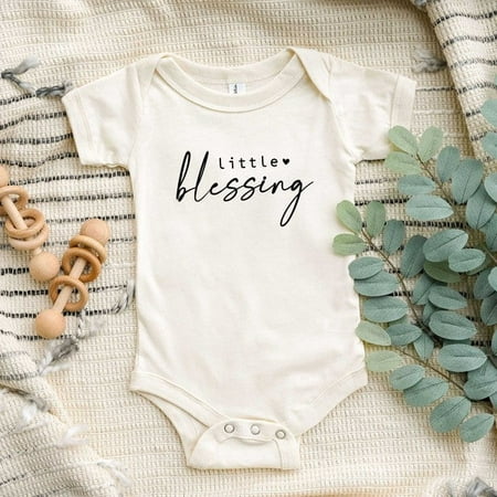 

Little Blessing Heart Baby Onesie