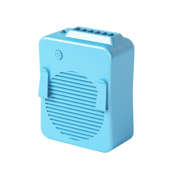 UttpKLBx 2024 New Cool Air Fan Adjustable Small Fan Handheld Misting Fan Portable Air Conditioners Fan, Birthday Gifts for Men Women (Blue)