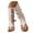 White, variant on Women's Clip Toe Flip Flops Western Slouchy Knee High Open Toe Boots Comfortable Suede Low Wedge Walking Sandals Pink,8