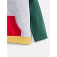 thumbnail image 5 of Wonder Nation Baby Boys Full Zip Hoodie and Jogger Sweatpants Set, 2 Piece, Sizes 0/3M-24M, 5 of 6