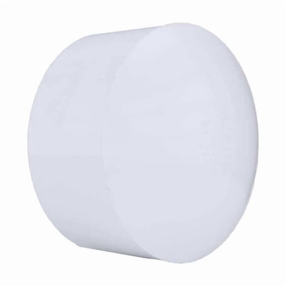 PVC Socket Cap, Hub, 6 in Pipe Size 1WKV7