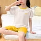 thumbnail image 5 of Odeerbi 3-16 Años Niños Niñas Pijamas de Algodón de Verano Manga Corta Tops Pantalones Cortos Conjunto Suave Estampado Ropa de Dormir Conjuntos de Pijama de Dos Piezas, 5 of 8