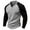 #361-Gray, variant on Men's V-Neck Raglan Sleeve T-Shirt Pleated Detail Casual Long Sleeve Top