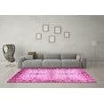 thumbnail image 3 of Ahgly Company Indoor Rectangle Abstract Pink Modern Area Rugs, 2' x 5', 3 of 4