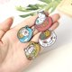 thumbnail image 4 of Paquete de 4 broches esmaltados CHAO con dibujos de animales, 4 of 5