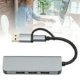 thumbnail image 1 of Estación De Acoplamiento USB C ANGGREK Gris Espacio Profundo 4 En 1, 1 of 7