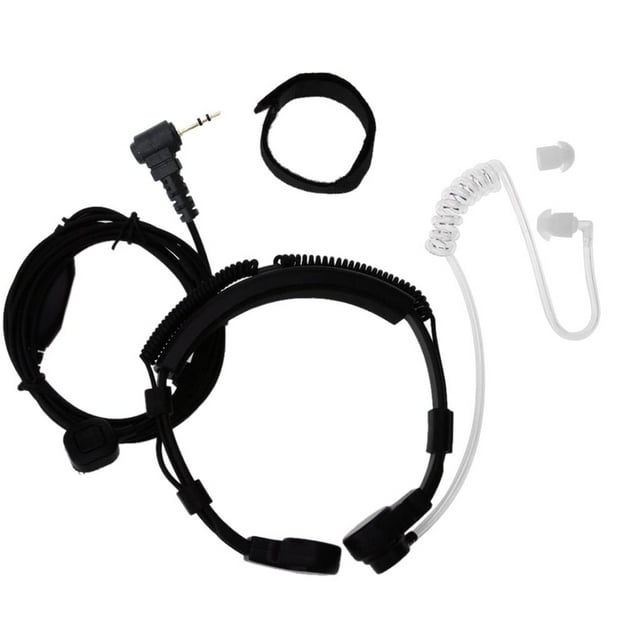 Auriculares de Tubo de Aire de Auriculares Micrófono Garganta de 2.5mm para Sunnimix Auricular de audio auricular