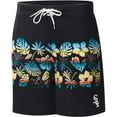 thumbnail image 2 of Men's G-III Sports by Carl Banks  Black Chicago White Sox Breeze Volley Swim Shorts, 2 of 3