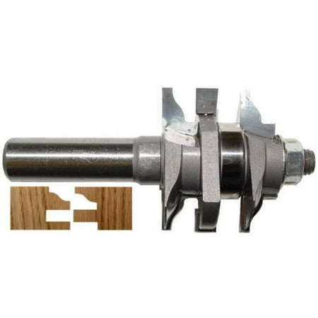 

Magnate 9001B One Piece Stile and Rail Router Bit — Ogee Profile; 1-1/8 Cutting Height; 1/2 Shank Diameter; 1-5/8 Overall Diameter; 1-1/2 Shank Length