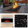 thumbnail image 6 of Pure Garden 10lbs Fire Pit Glass - 3/4-Inch Glass Rocks, Midnight Black, 6 of 10