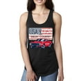 thumbnail image 2 of Wild Bobby Ford Shelby Vintage USA Country Plate Women Racerback Tank Top, 2 of 6