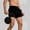 Black#01, variant on Men's Quickly Dry Swim Trunks Loose Fits Elastic Waisted Drawstring Double Layer Liner 2 in 1 Beach Shorts Mens Summer Casual Solid Plus Size Relaxed Lightweight Board Shorts