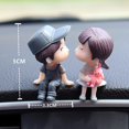 thumbnail image 4 of Accesorios para niños Coche de anime gris Lindo columpio para pareja Interior Espejo retrovisor romántico para pareja Colgante de péndulo para enviar un regalo, 4 of 5