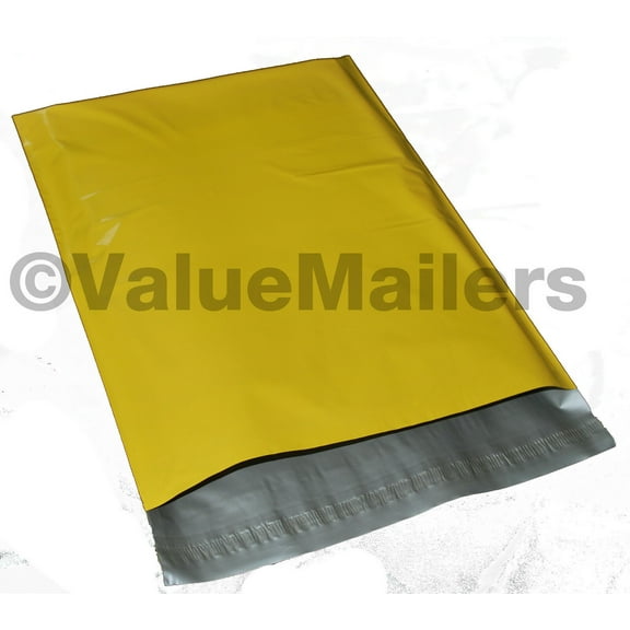 200 6x9 Yellow Poly Mailers Shipping Envelopes Couture Boutique Quality